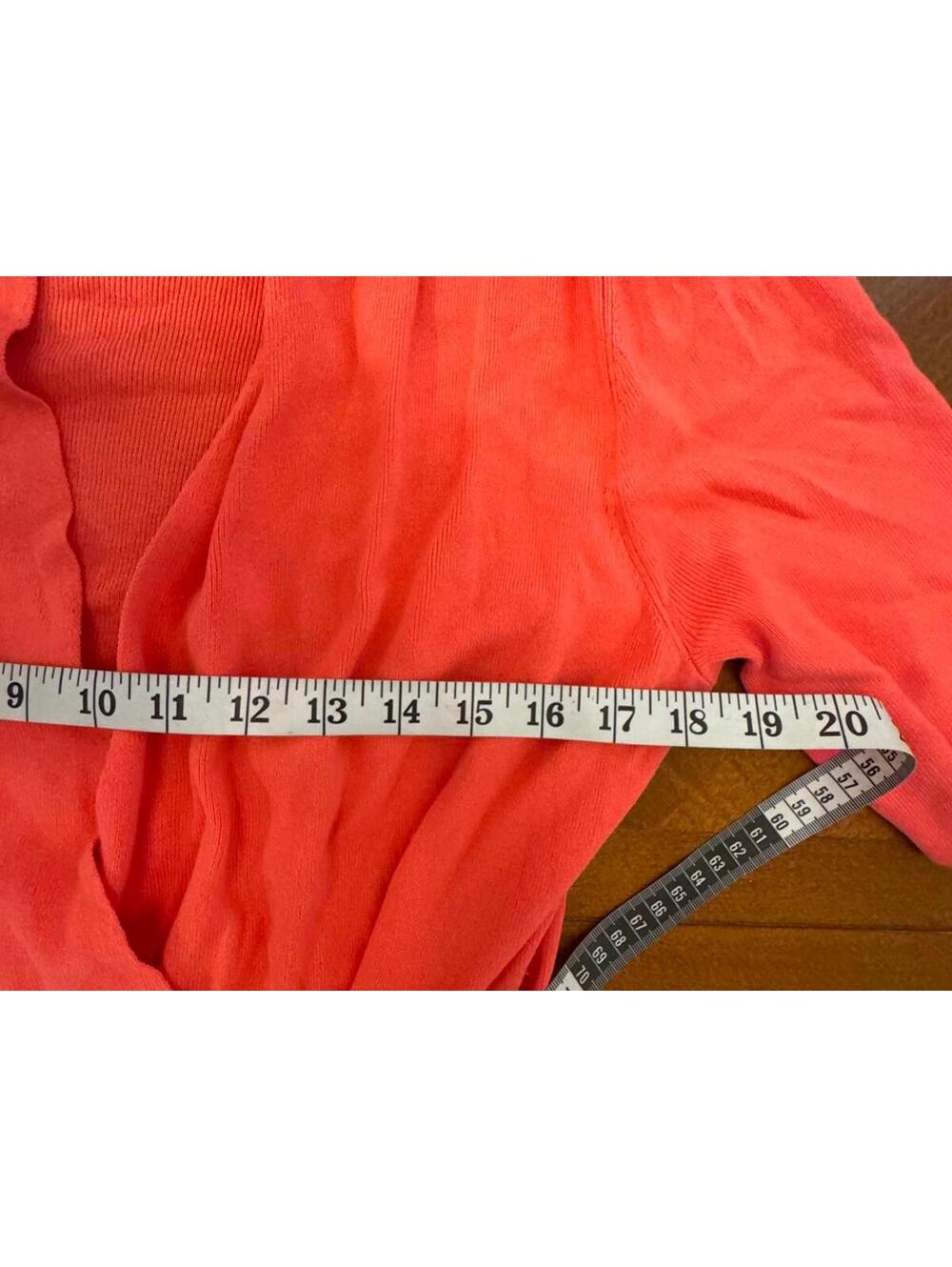 Ann Taylor Coral Wrap Dress with Belt Size Large - Picture 4 of 6